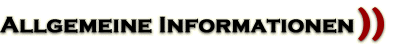 Allgemeine Informationen